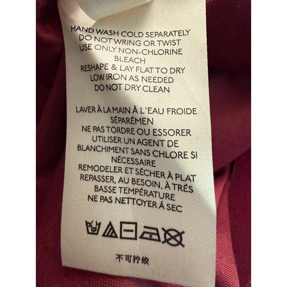 Free People Noa Velvet Slip Skirt Sz Small Fairytale Red Maxi Boho Romantic NWT - Picture 10 of 10